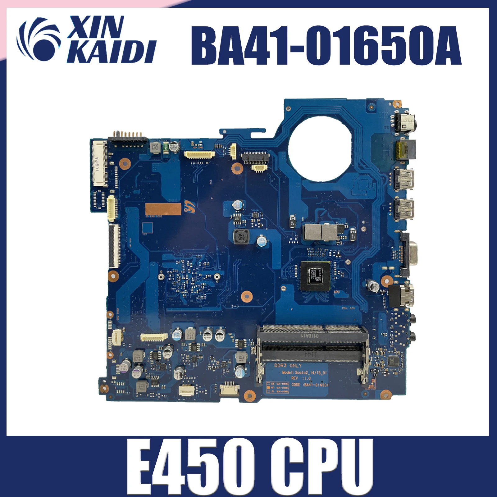 

BA41-01650A Mainboard For Samsung Notebook RV515 NP-RV515 Laptop Motherboard with CPU E450 DDR3