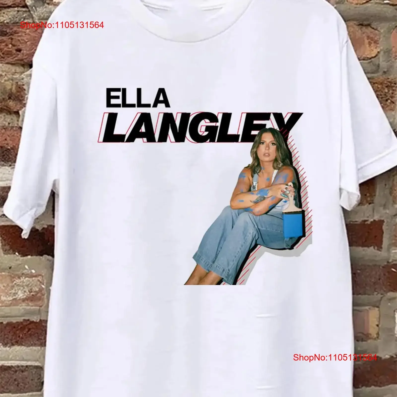 نادر إيلا لانغلي القطن الأبيض لمحبي جميع حجم S 5XL تي شيرت HC90 خمر غسلها مريحة للجنسين امتدت تنفس