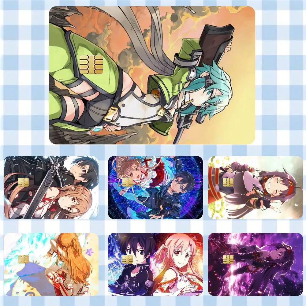 

Sword Art Online Asuna Kirto Sticker Film Tape Skin for Credit Card Debit Card Waterproof Stickers