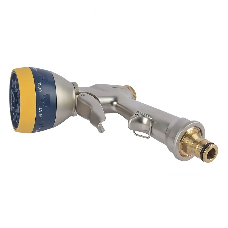 High Pressure Car Washing Water Gun Metal Nozzle Garden Hose Nozzle Multi-Function Watering Tool Powerful Car Cleaning Tool