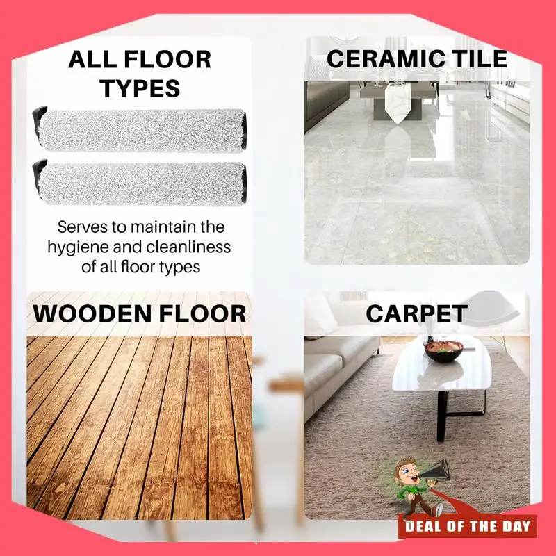 24-часовая доставка HEPA-фильтра, роликовая щетка для Tineco Floor One S3, пылесос для швабры Ifloor 3, для влажных и сухих полов