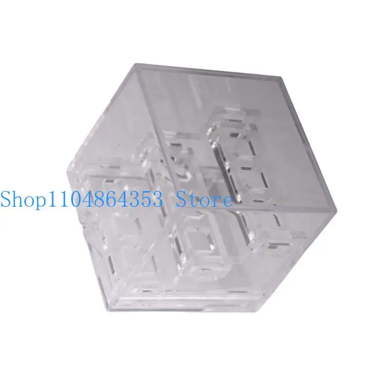 

652F Практичный прочный акриловый контейнер для демонстрации природной минеральной красоты