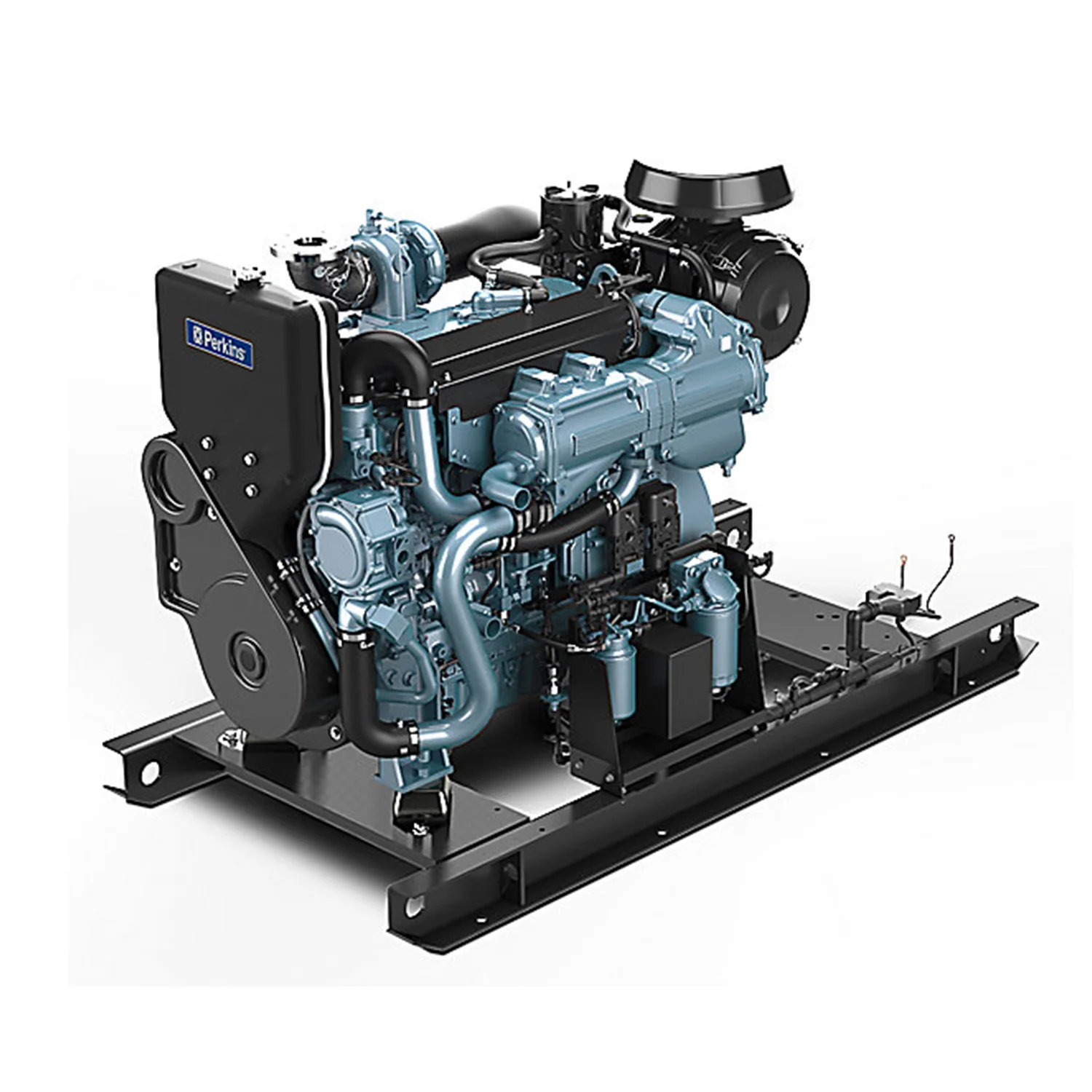 boat vessel power seawater cooled generator 30 40 50 60 100 kw hp with perkins marine  diesel engine