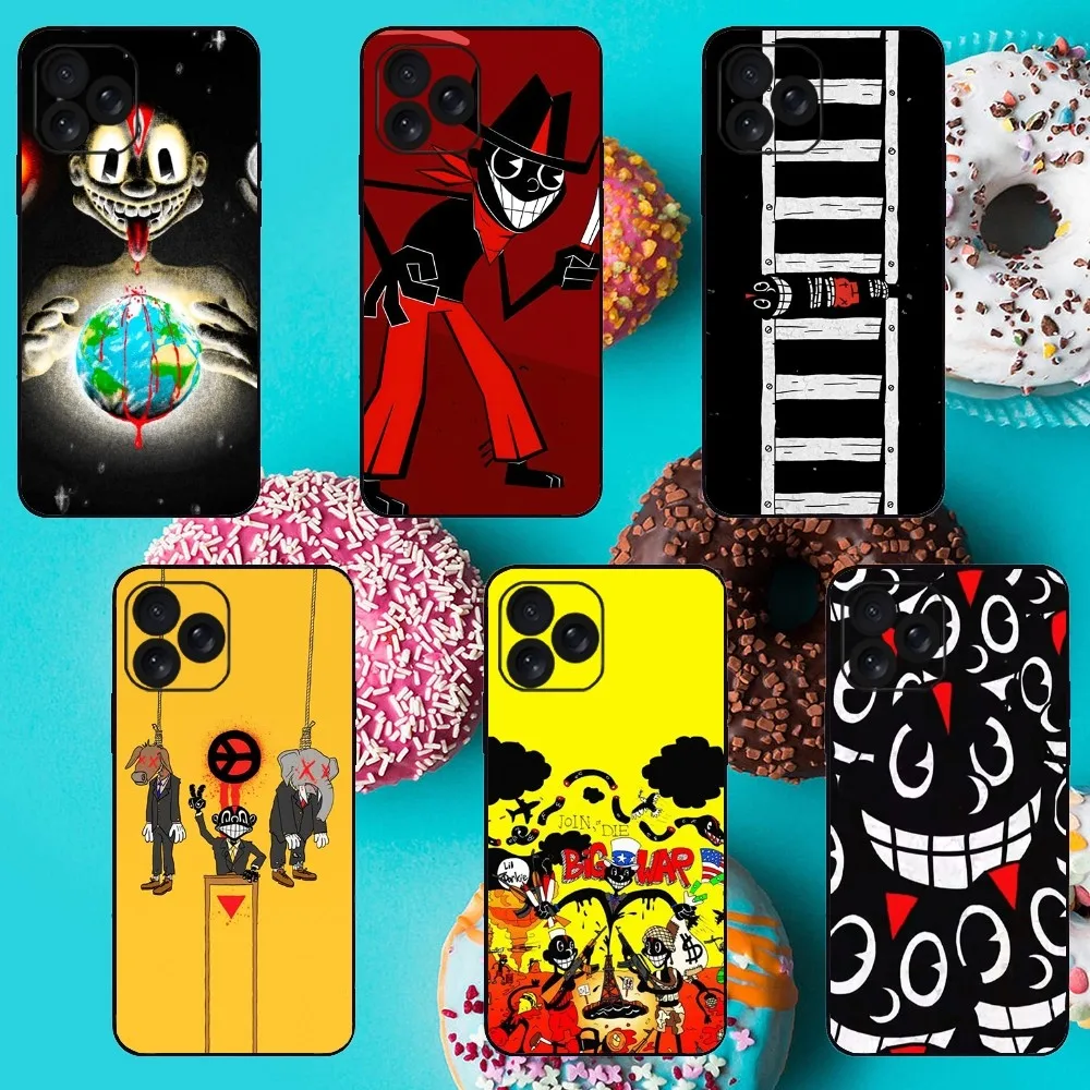 Rapper L-Lil Darkie FUTURE IS DARK Phone Case For iPhone 8 11 12 13 14 15 Mini X XR XS PRO MAX Plus Shell