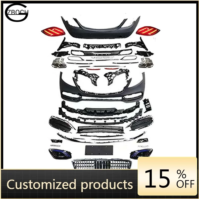 

Оптовая продажа автомобильных бамперов для Benz 2014+ W222 S Class S400 S320 S600 S500 Обновление кузова Автомобильная решетка фар Talllights