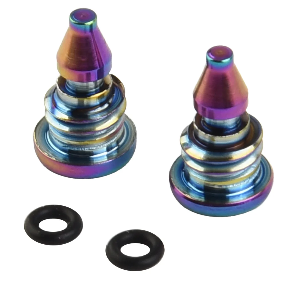 MTB Titanium-Alloy Bleed Screws With O Ring For Magura EBT Brake Maintenance Black/Gold/Rainbow Bicycle Parts