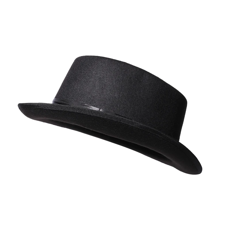 Vintage Style Wool Felt Trilby Hat Classic Jazz Cap Retro Fedora Panama Hat for Men Women Unisex Gift Idea
