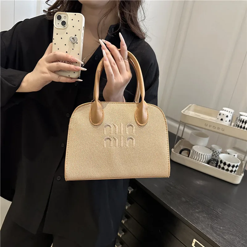 2025, neue Damen-Umhängetasche, schicke kleine gepolsterte Umhängetasche, weiche Kunstleder-Tasche mit Griff oben für den täglichen Gebrauch und Dating ​