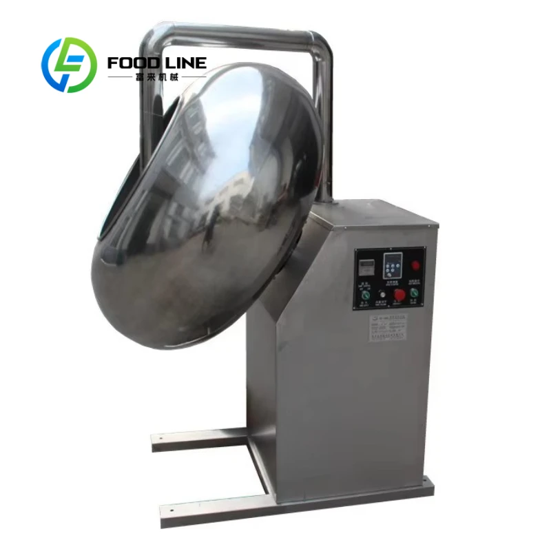 Customized 1300kg Heavy Duty Sugar Coating Machine, Commercial Chocolate Enrobing Pan for Factory Wholesale