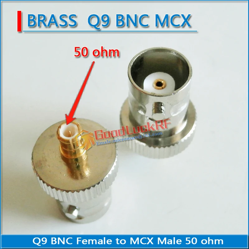 Conector BNC Q9 a MCX, conector BNC hembra a MCX macho, extensor de disco, conector BNC - MCX M/F DVB-T, antena de TV Coaxial recta de 50ohm