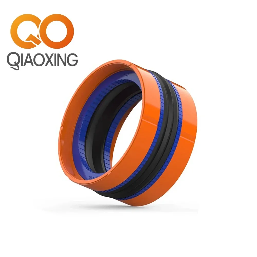 

KDAS Hydraulic Piston Seal Kit (150~155mm) -NBR/PU/POM 35MPa -35°C~110°C for Cylinder/Injection Machine (1PCS)