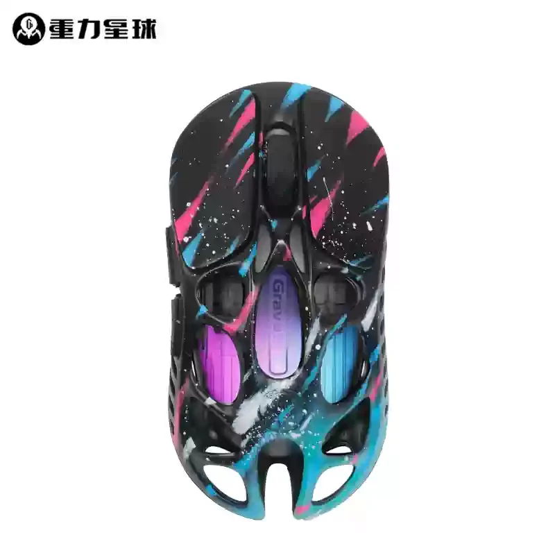 

Gravastar Neon Mouse Esports Game Special Wireless Keyboard Hollowing Machine Bluetooth Three-Mode Magnesium Alloy