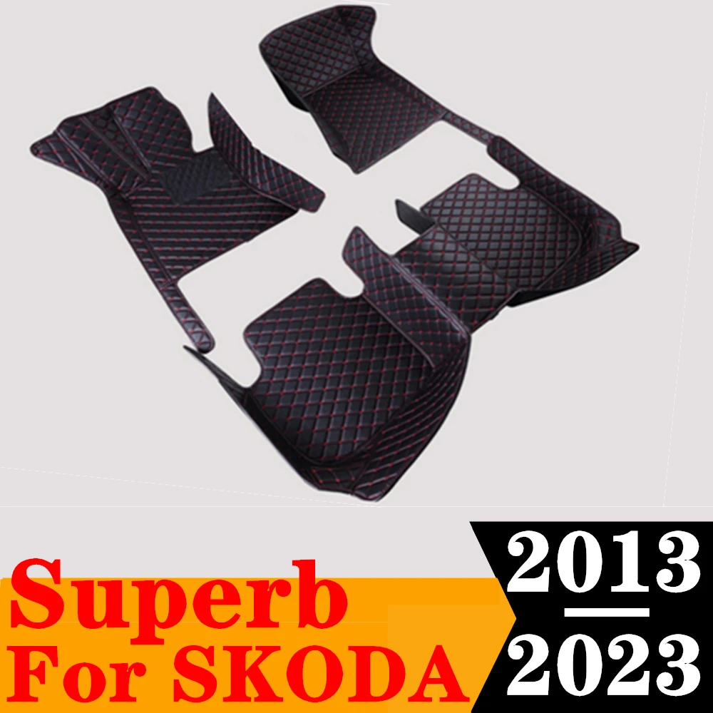 

Автомобильные коврики для SKODA Superb 2023 2022 2021 20 2019 2018-2013 под заказ, автомобильные накладки для ножек, коврик, внутренняя часть