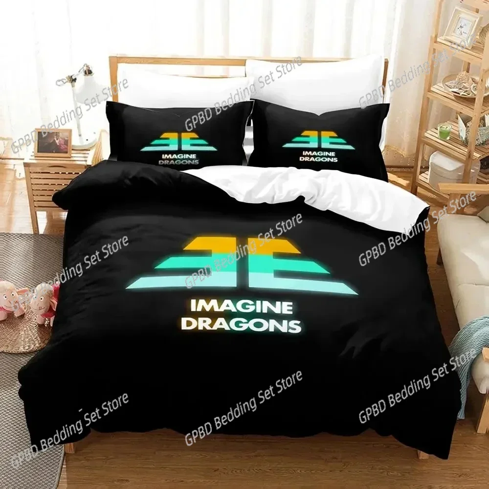 Imagine Dragons Album 3D NEW Duvet Cover Pillowcase Bedding Set Adult Boy Girl Bedroom Decoration Children Single Double Large