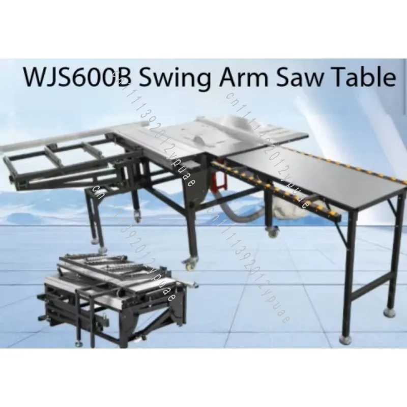 Sliding Table Saw, 2600W Woodworking Cutting All-in-one Machine, Precision Workbench Bracket for Timber Processing
