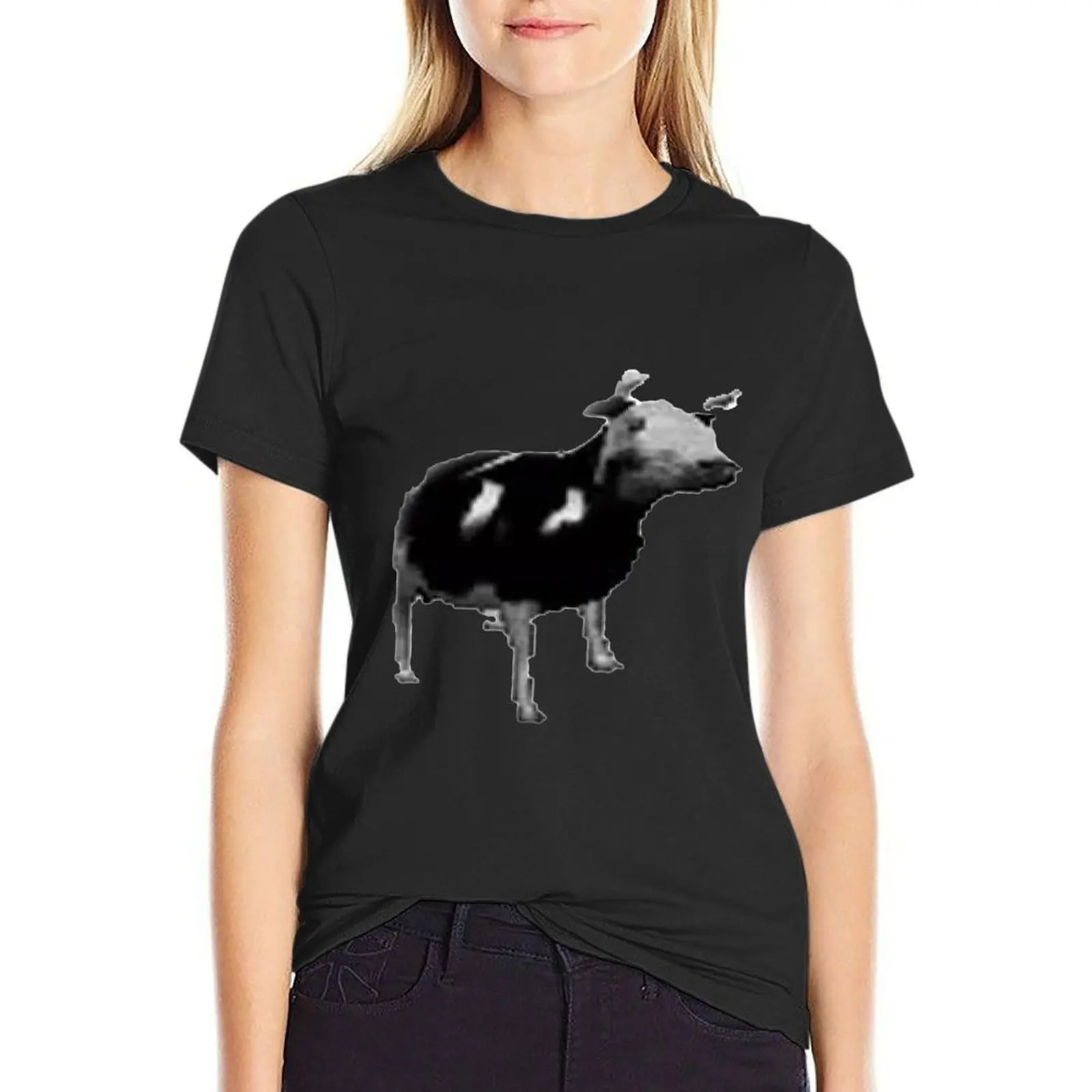 

polish cow dancin T-Shirt vintage clothes anime clothes summer tops customs cute t-shirts for Women