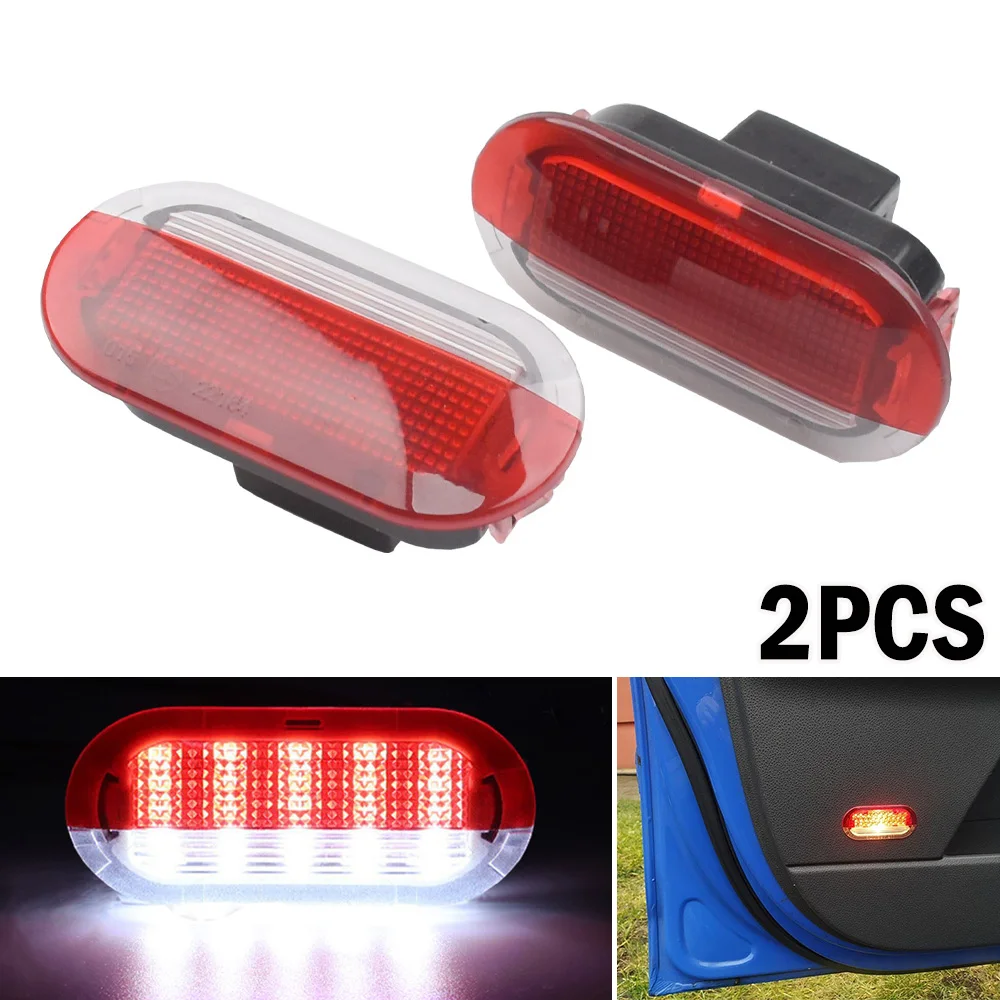 LED Interior Door Warning Lamp Light For Skoda Octavia 2001-2013 For Seat Alhambra Leon Toledo 1996-2010 1J0949105A 1J0947411E