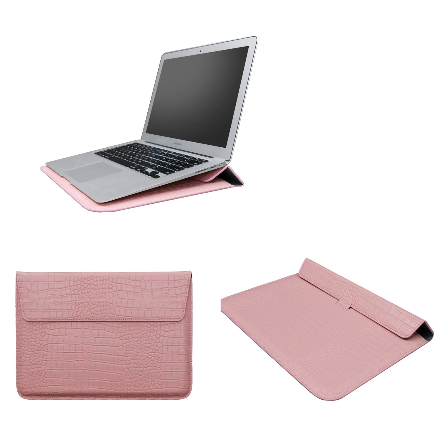 For Microsoft Surface Laptop 2 3 Surface Pro 6 7 PU Leather Case Bag Stand Cover Sleeve Shell Skin