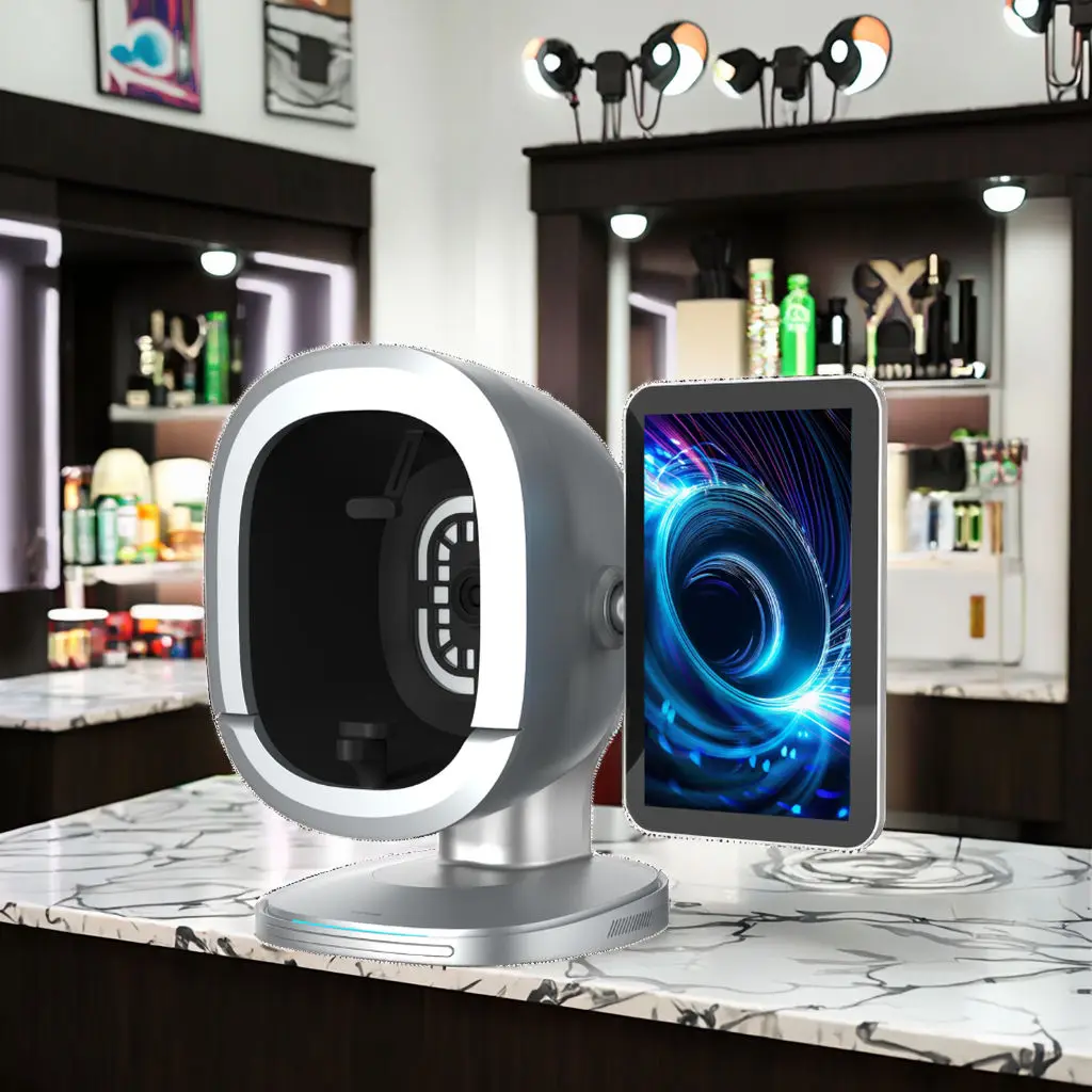 الوافدين الجدد ثلاثية الأبعاد مرآة سحرية محلل الجلد AI التكنولوجيا 9 طيف الضوء 12 متر PX معدات تحليل الوجه الدقيقة #1