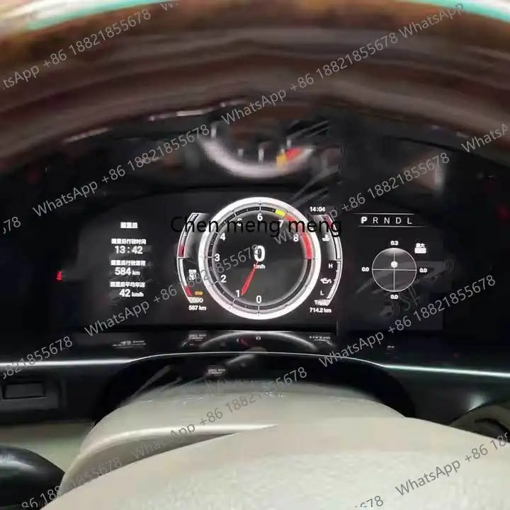 NEW 12.3 Inch Digital Cluster Carplay for LC100 LX4700 2002-2007 Multimedia Player Cockpit Speed Meter Car Dashboard Panel