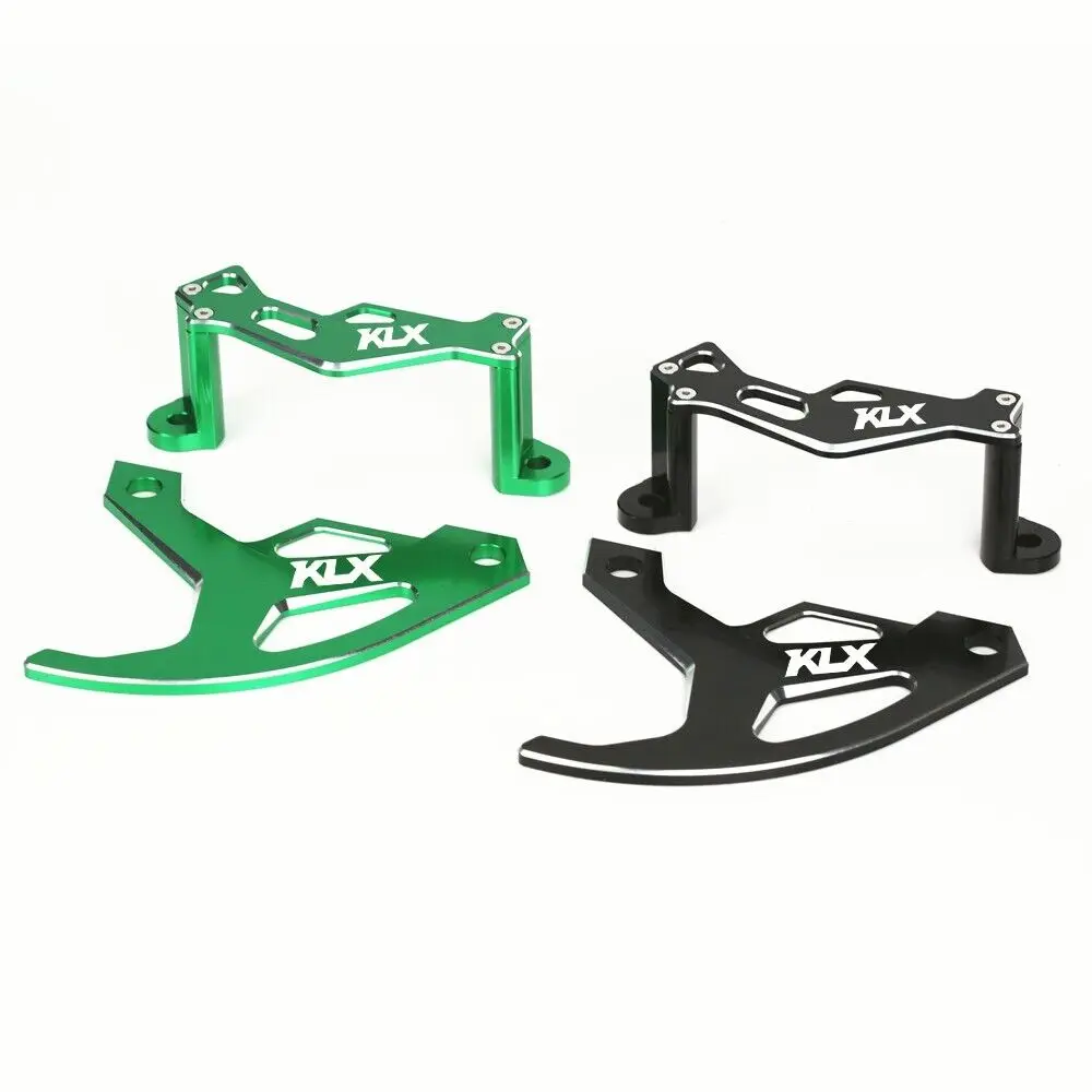 Motorcycle KLX LOGO CNC Rear Brake Caliper Guard Cover Protector Kit For KAWASAKI KLX450R KLX 450R 450 R 2007-2018 2017 2016