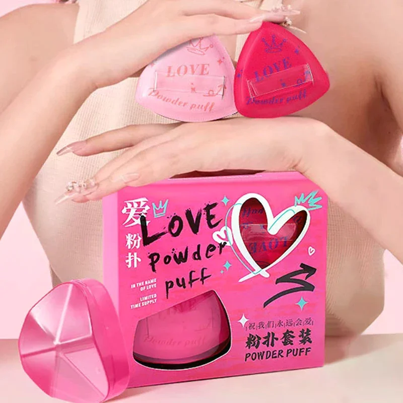 3 pçs/set maquiagem fundação esponja almofada triangular esponja molhado seco dupla utilização macio de alta qualidade puff cosméticos aplicador ferramenta