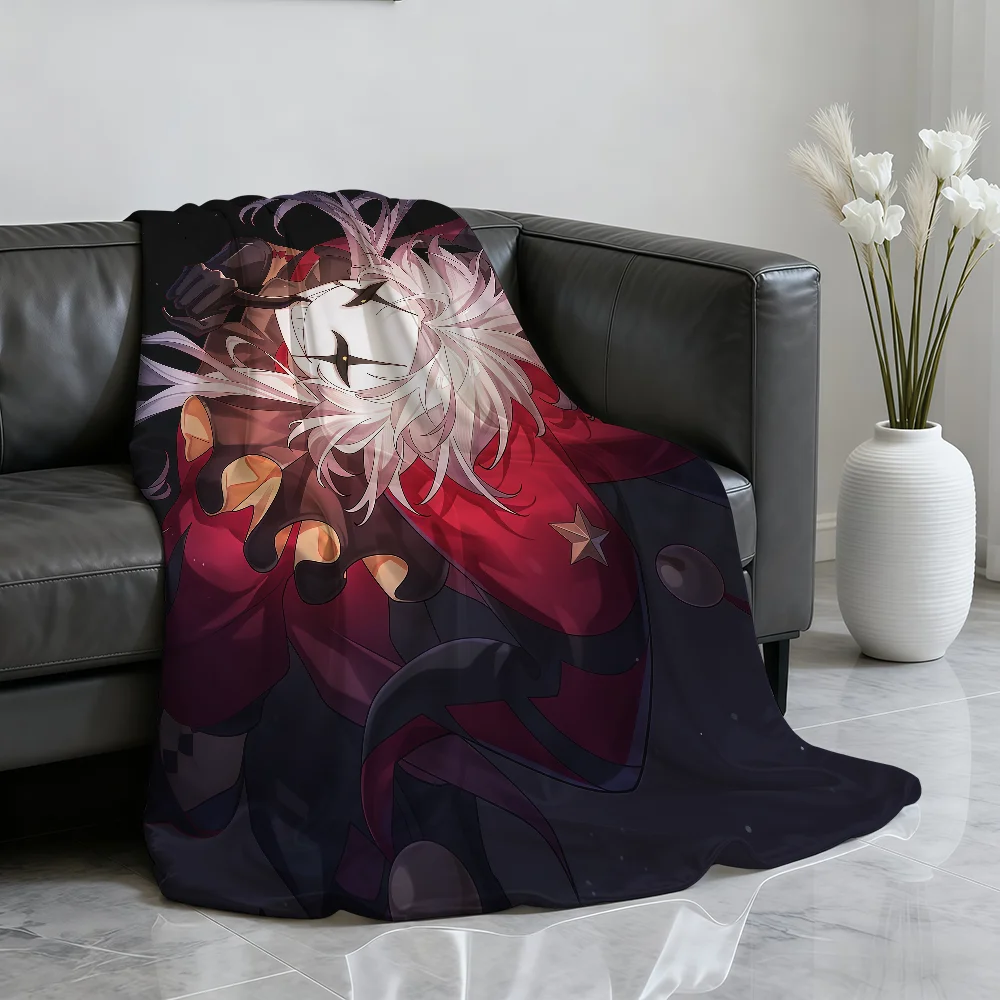 P-Pierrot The Freak Circus  Game Blanket Soft Throw Blanket for Home Bedroom Bed Sofa Picnic Travel Office Cover Blanket Gift