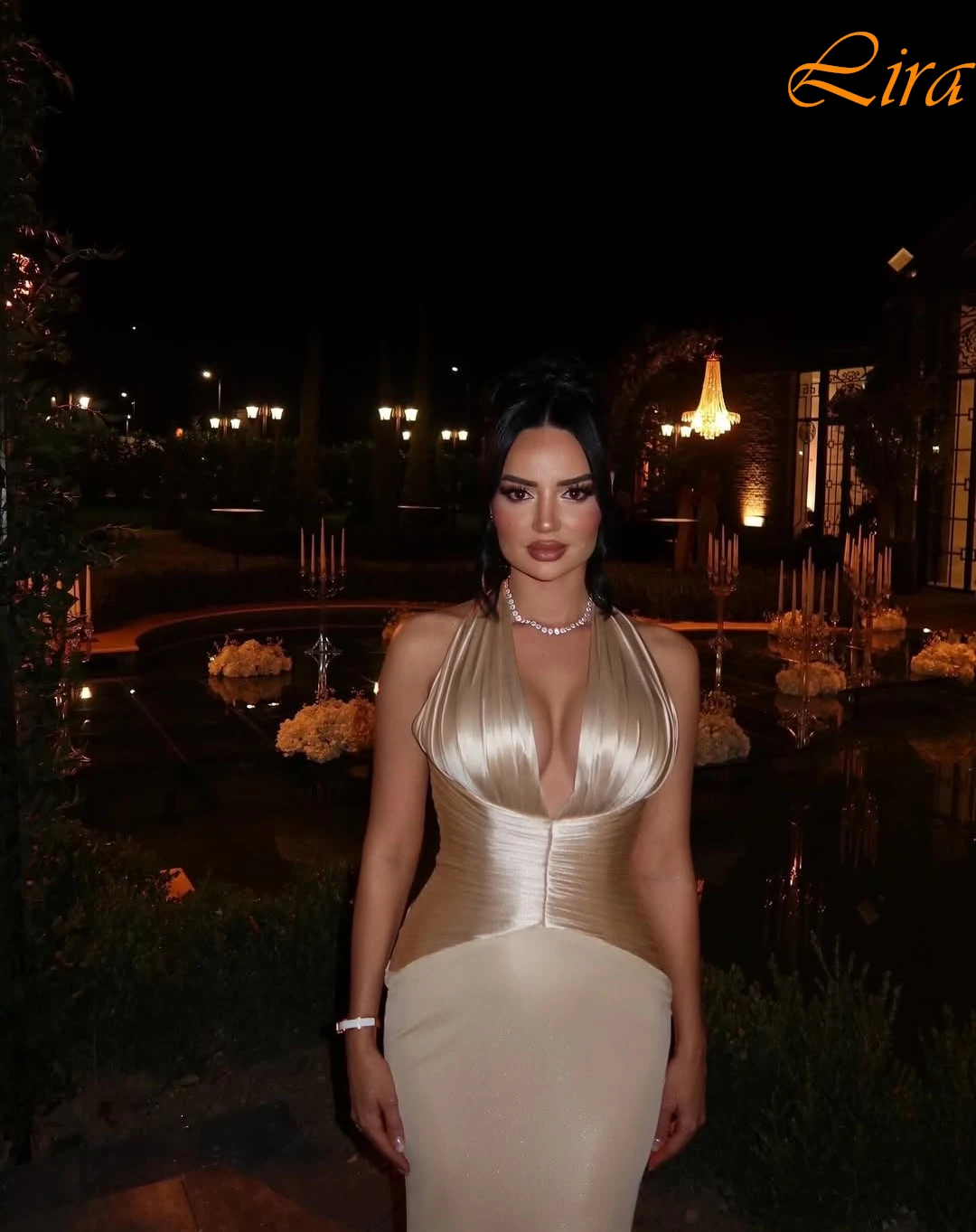 

Customized Mermaid Halter Elegant Formal Evening Dress Modern Fashion Delicate Party Gowns High Quality Temperament Prom Dress