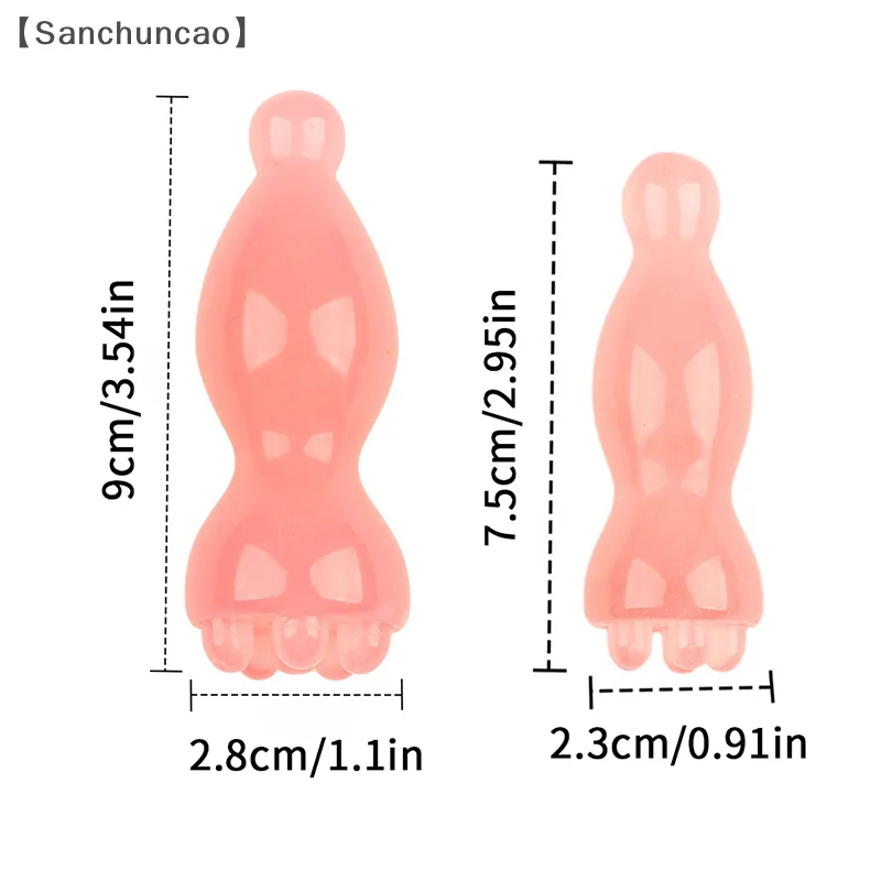 

tipoSanndarSan гладкие инструменты для массажа лица, смола для ухода за кожей лица, массажные палочки в форме стружки лотоса, массажер для физиотерапии лица
