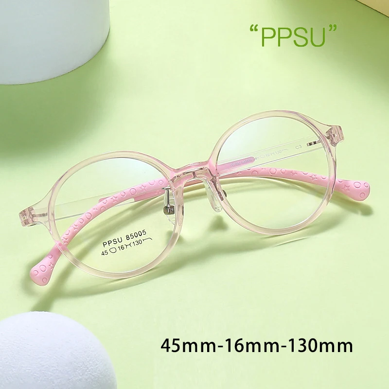 Child Glasses Eyeglasses Frame Retro Round Spectacle Vision Correction Optical Prescription Glasses Boys and Girls Kids  85005