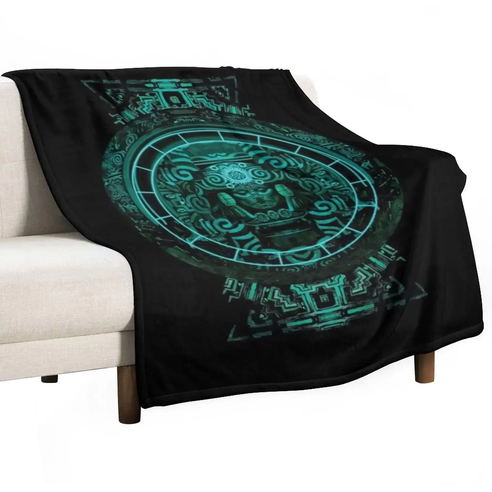 MAYAN TELEPORT Throw Blanket for winter decorative Blankets