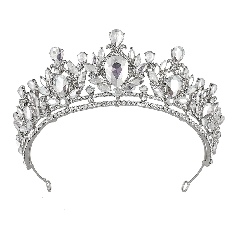 كريستال حجر الراين تاج الزفاف |   اكسسوارات الشعر حفلة موسيقية |   مأدبة تصفيفة الشعر المجوهرات |   الماس عقال الإكليل