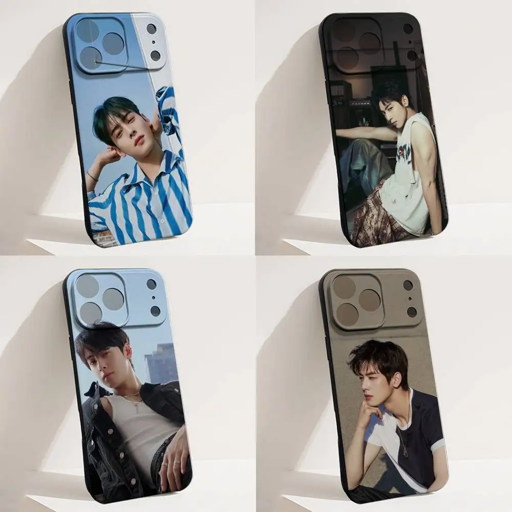 

C-Cha E-Eunwoo Korea Phone Case For iPhone 17,16,15,14,13,12,Pro,Max,Plus,E,SE4,Air,Mini Shockproof Cover Fit Funda