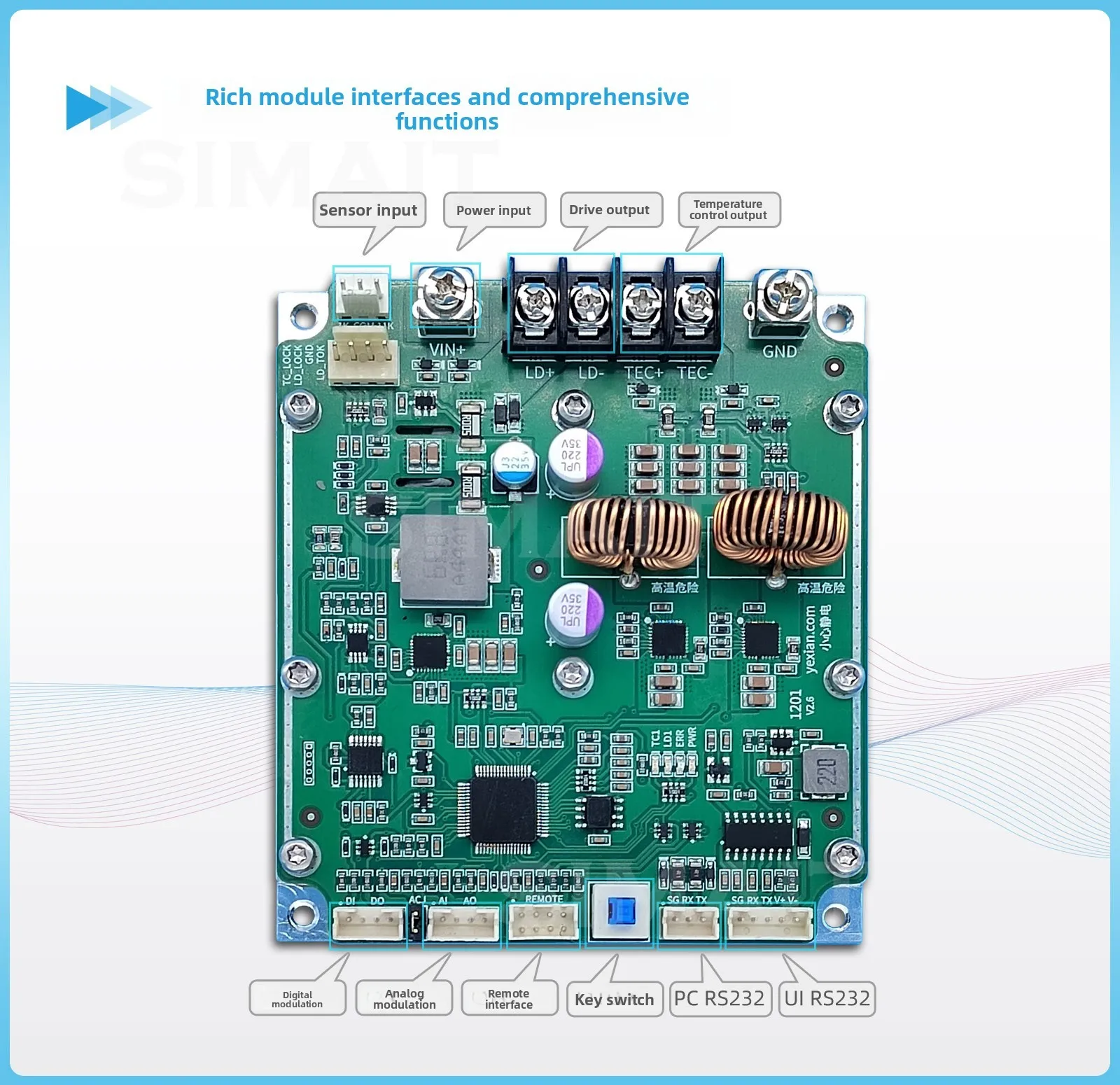 LPM1201 12A 20V LD Laser Driver Module | Constant Current Power Supply for Laser Diode