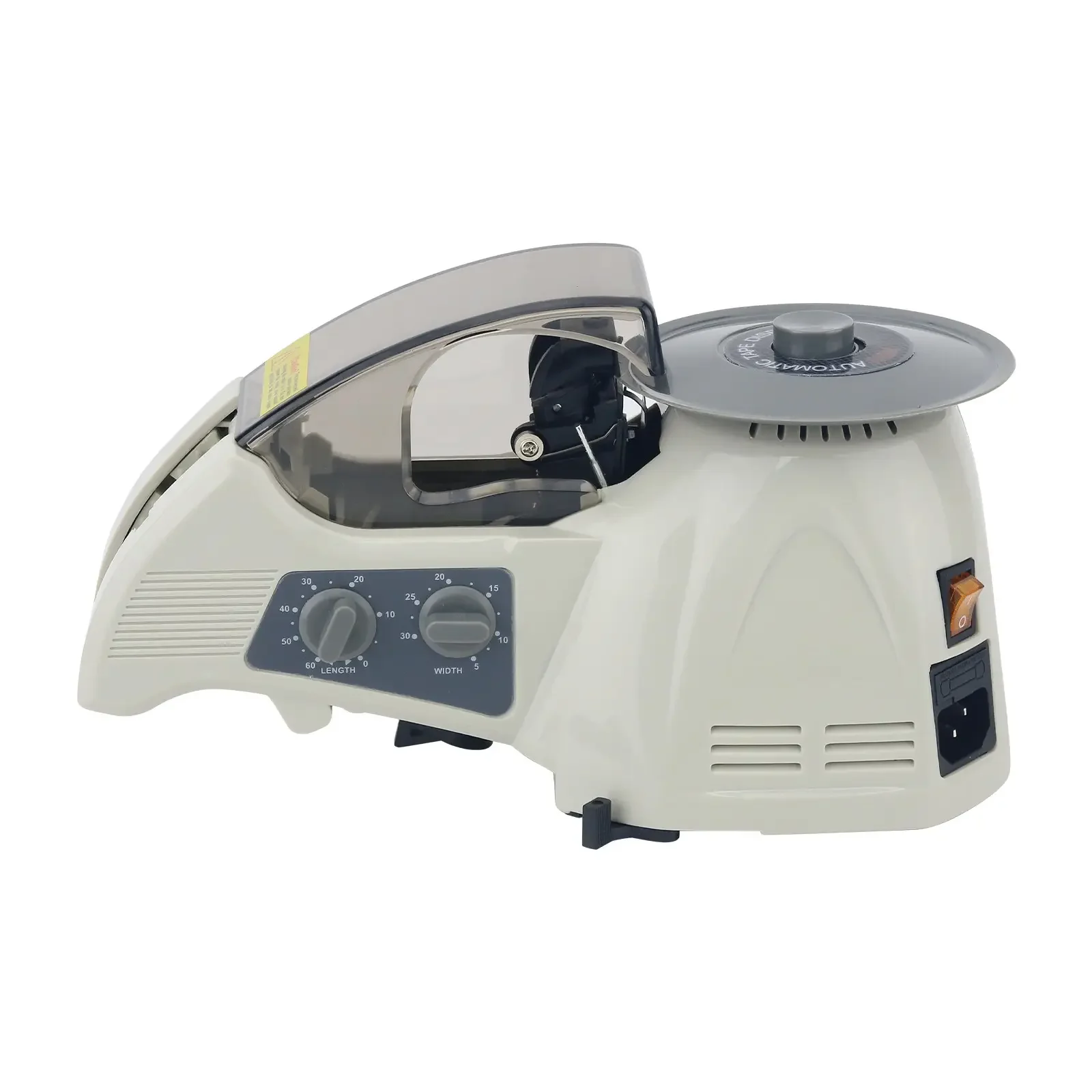 

JCW-RT3000 Auto Tape Dispenser Automatic Tape Cutter with Knobs to Adjustable Cutting Length and Width