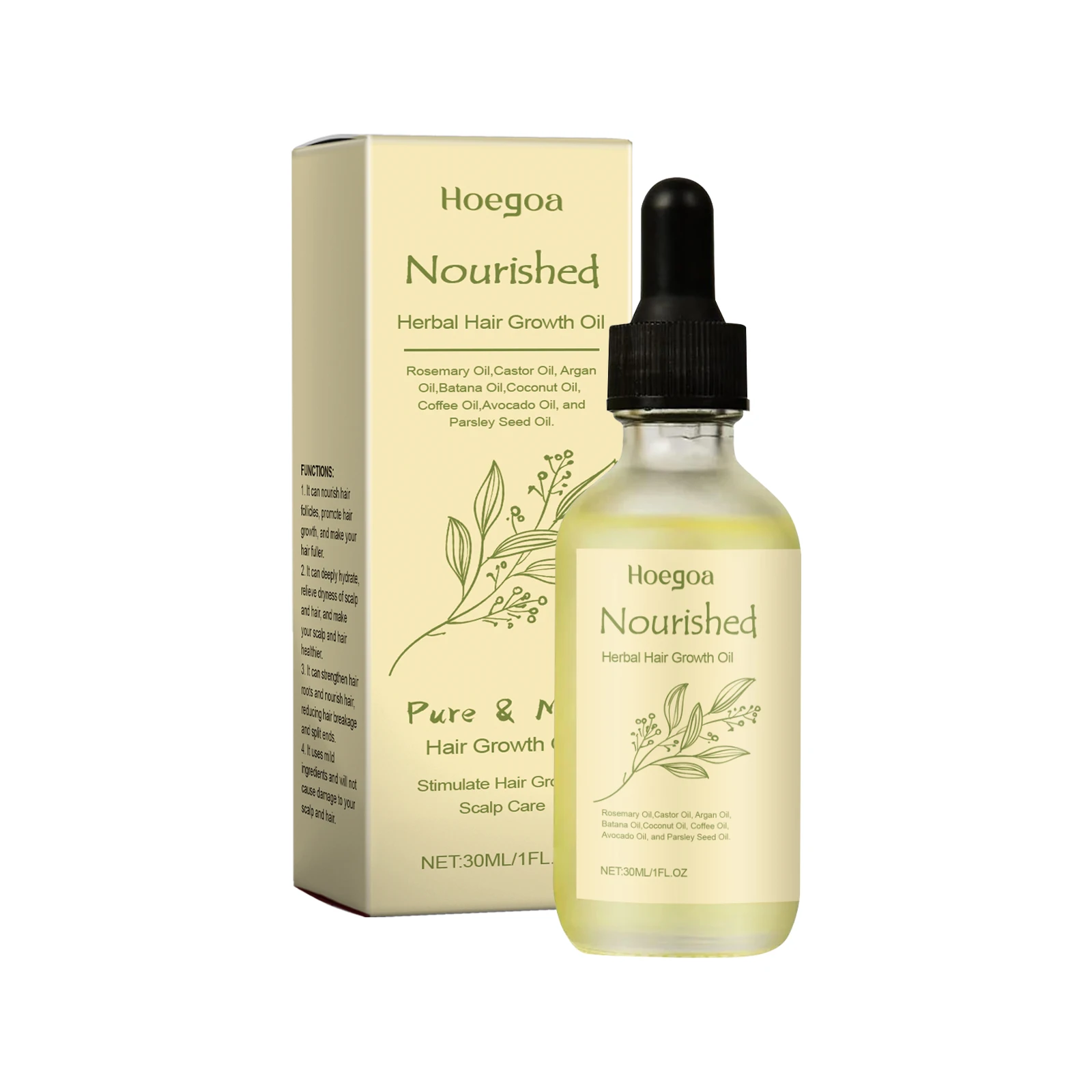 

Hoegoa Hair Care Essential Oil Nourishes Frizzy Hair Softens Hair Brightens Hair And Massages Hair Care Essential Oil 3pcs