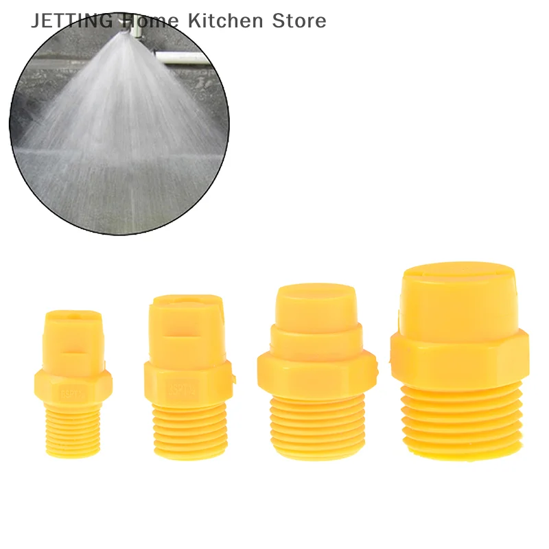 

1Pc Plastic Vee Jet Flat Fan Spray Nozzle 1/8" 1/4" 3/8" 1/2" Industrial / Factory Cleaning, Dust Removal Nozzle
