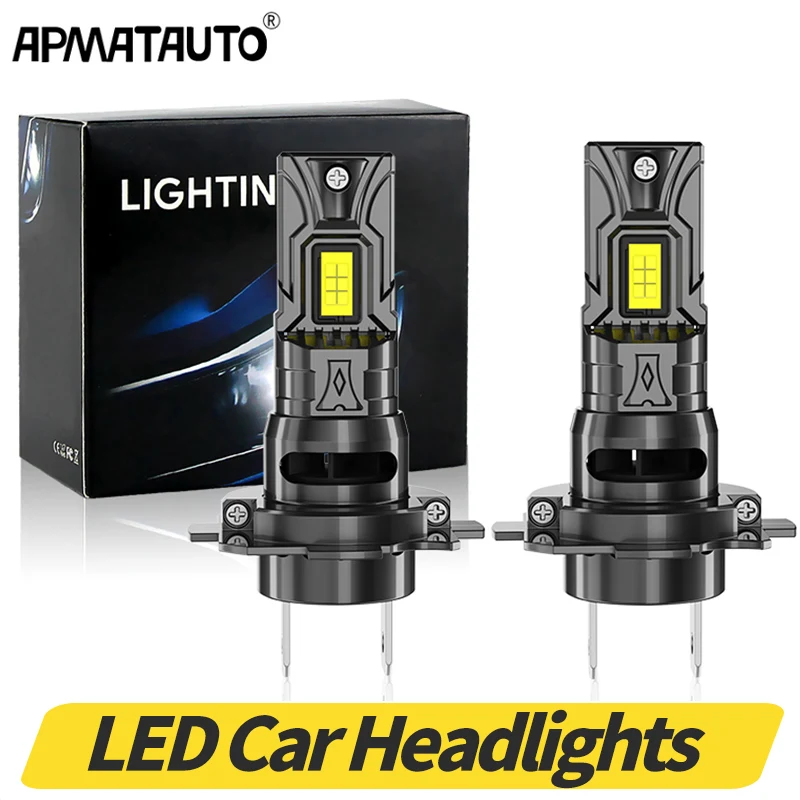 

Car Lights Mini Head Lamp 1:1 Size Wireless H7 LED CANBUS LED Car Headlight Bulb High Beams Low Beams Fog Light Cars Accessories