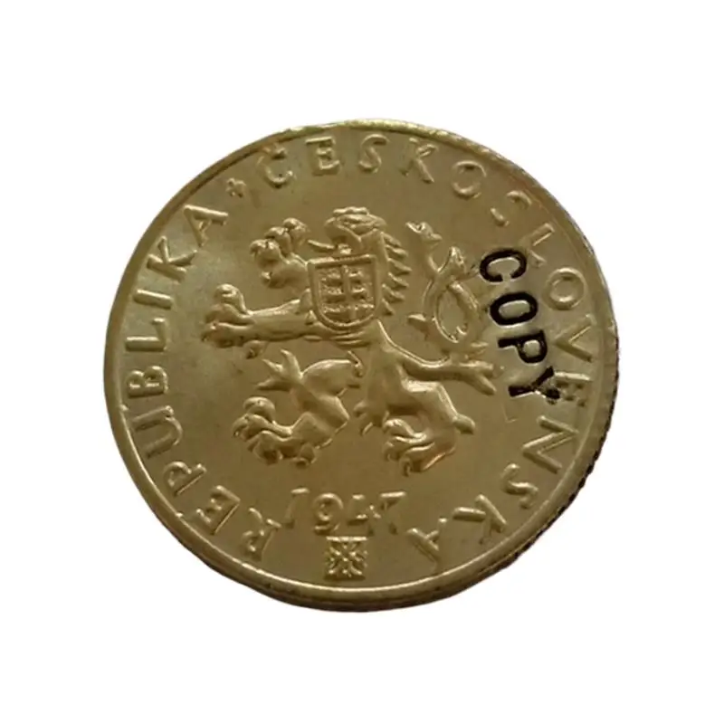 1947 تشيكوسلوفاكيا 20 عملة هاليرو نسخة #2