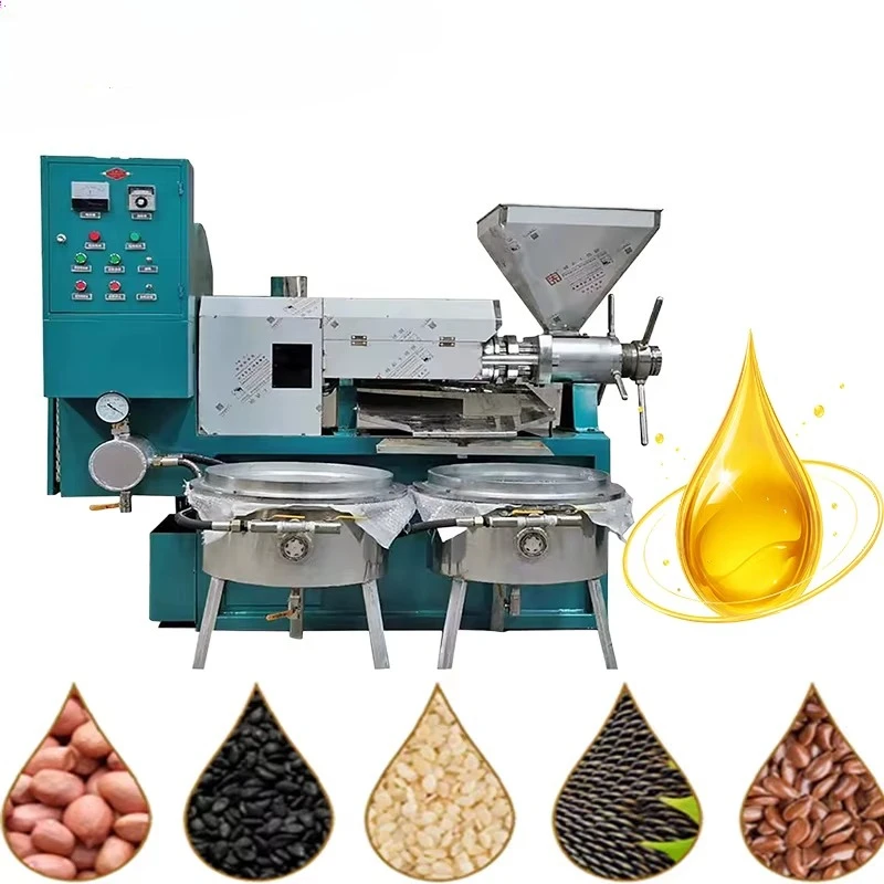 Screw Oil Press Machine  Peanut Hazelnut Coconut Sesame Soybean  Avocado Sunflower Oil Pressing Machine Oil Presser