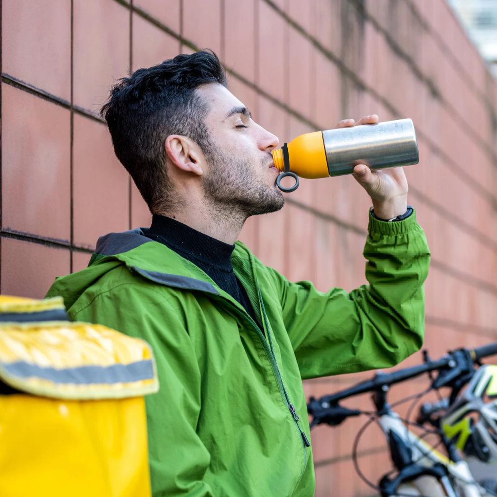 

20pcs Silicone Hanging Ring Band Durable Soft Anti-Slip For Keyring Charms Lanyard Rings Portable Anti-Lost Gadget Camping