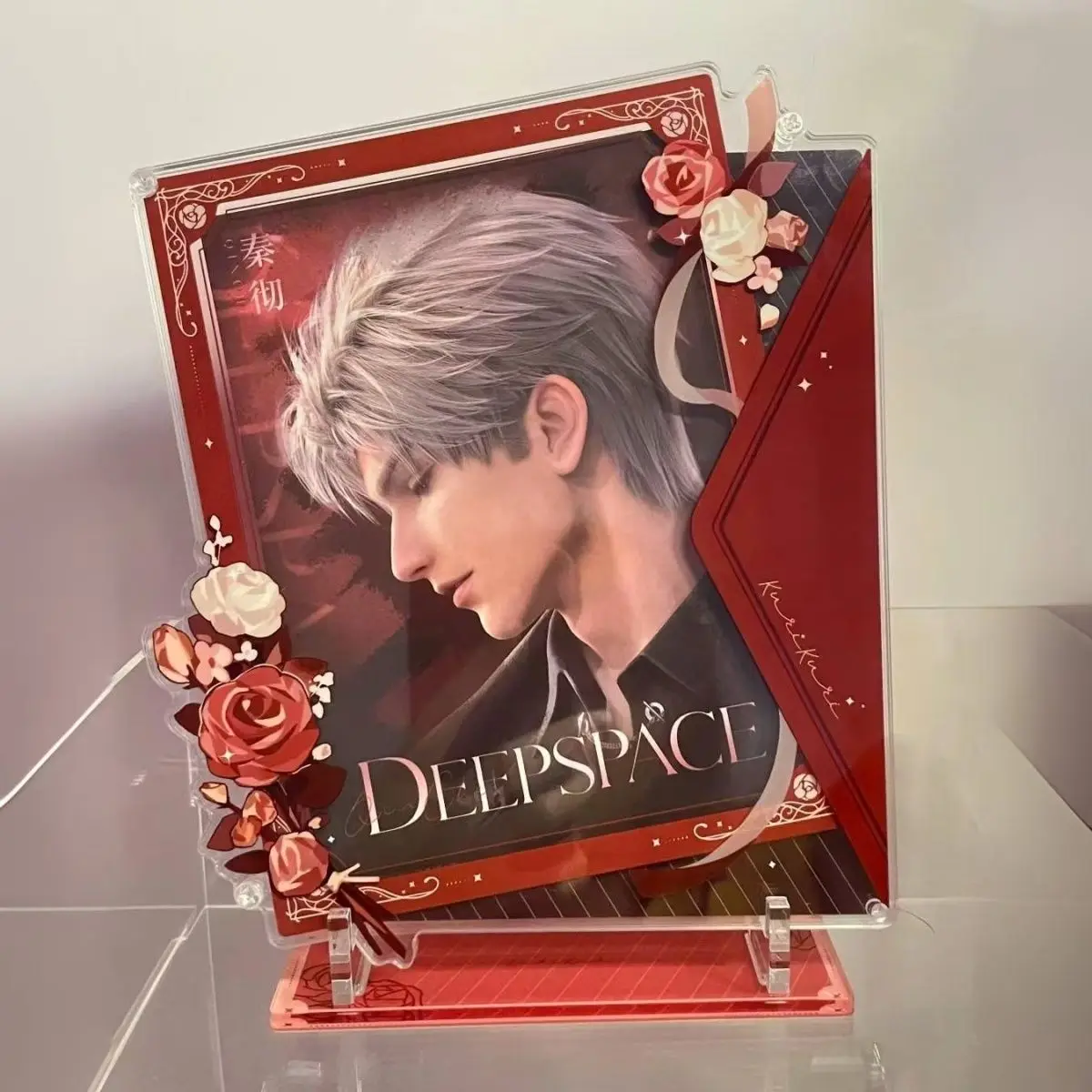 Sylus-soporte acrílico para Cosplay, placa modelo de Anime Love and Deepspace, decoración de escritorio, figuras de letrero de pie, regalos de navidad