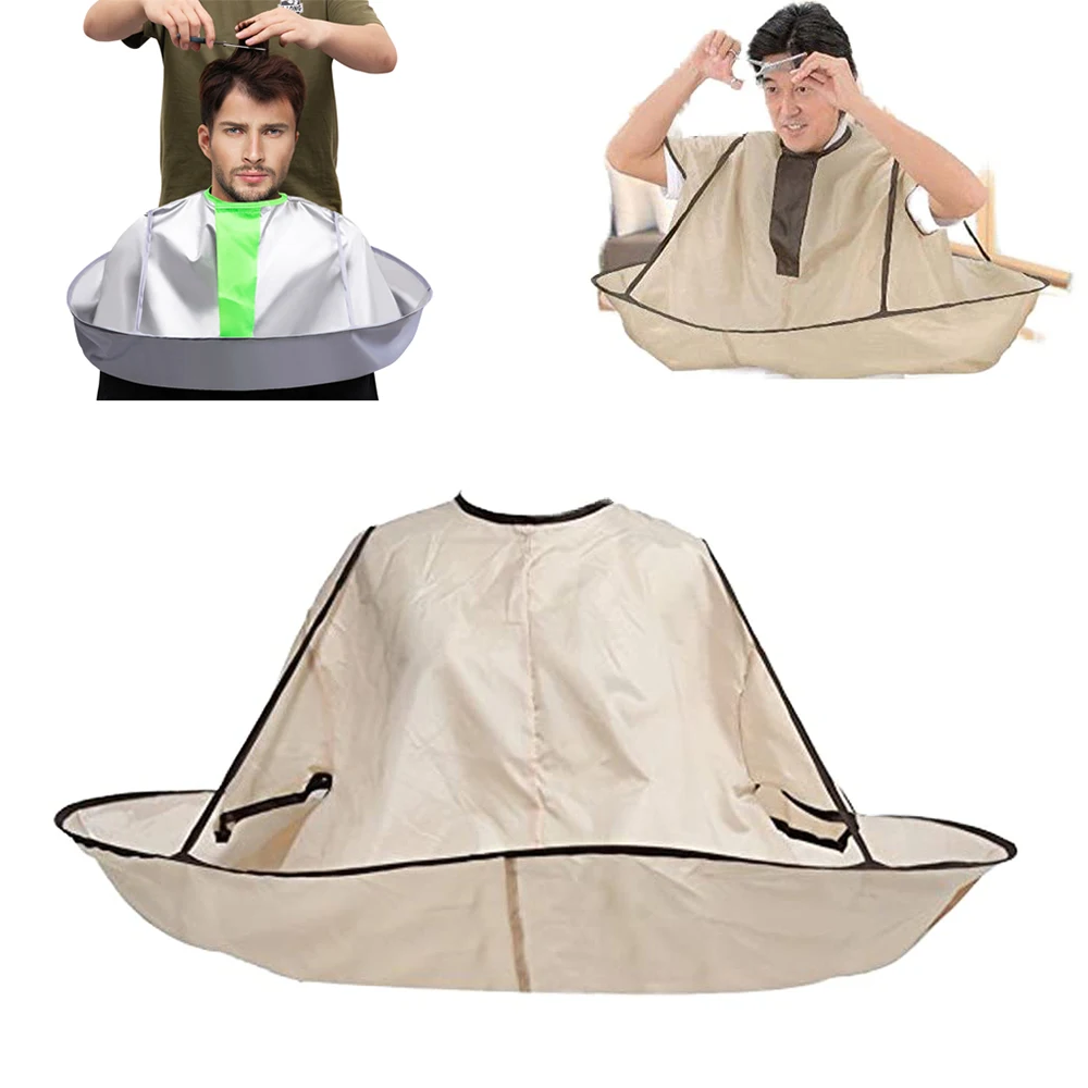 1pc wodoodporny włosy dla dorosłych płaszcz składany parasol czapka Salon fryzjerski fryzjer do włosów pokrywa tkanina strzyżenie peleryna