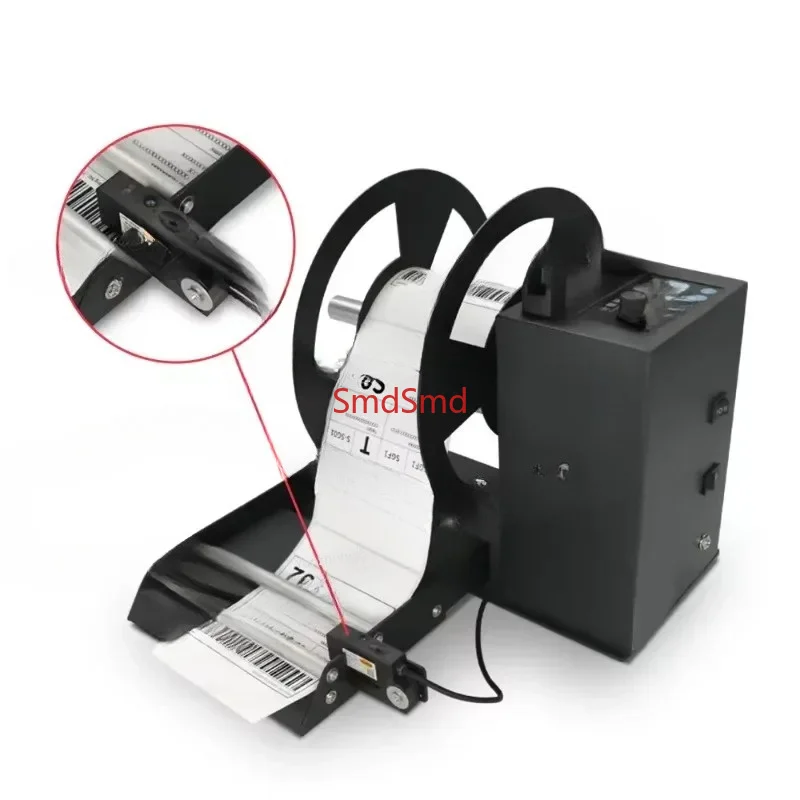 High Speed Sticker Label Rewinding With Date Coding Machine Automatic Label Rewinding Counting Machine