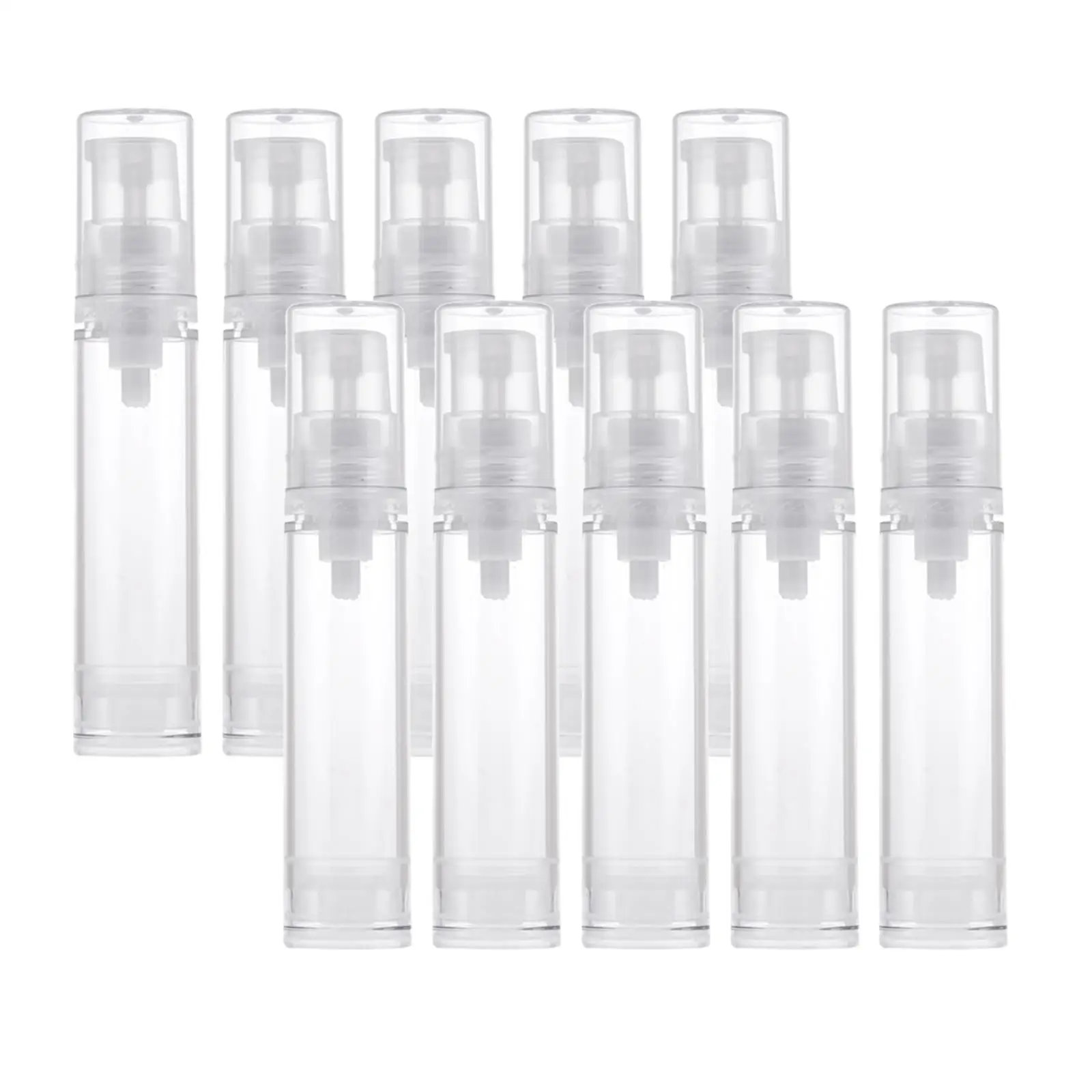 Airless Spray Bottles Refillable Cosmetic Pump Bottle Vacuum Dispenser for Skin Care Lotion and Makeup Bag