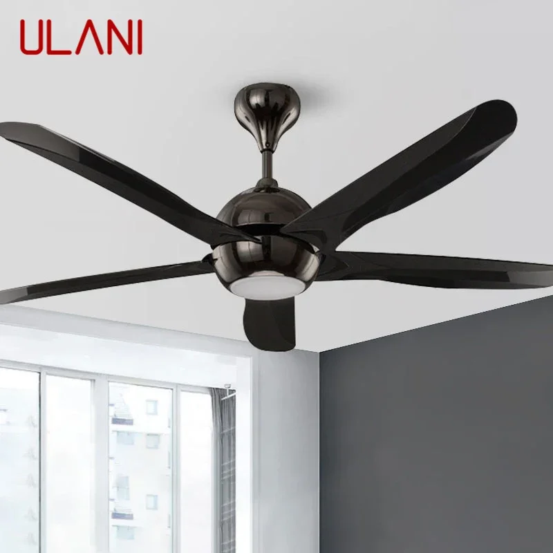 

ULANI Nordic LED Fan Light Modern Minimalism Restaurant Living Room Study Ceiling Fan Light Remote Electric Fan Light