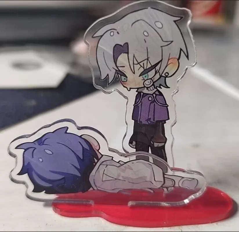 Alien Stage Acrylic Stand Ivan Till Chibi Q-Version Figure Standee Anime Character Desktop Ornament Fans Collectible Gift