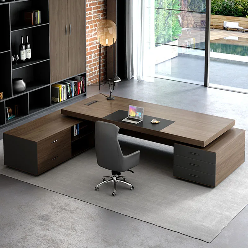 Executive Study Office Desk Reception Computer Italian Reception Monitor Office Desk Modern Escritorio Gaming Office Furniture