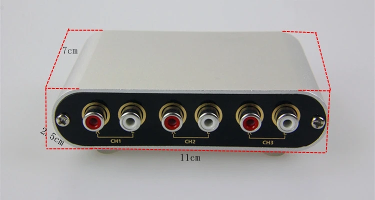 RCA-مفتاح إدخال الصوت ، محدد الإشارة ، مفتاح التبديل عن بعد لمكبر الصوت