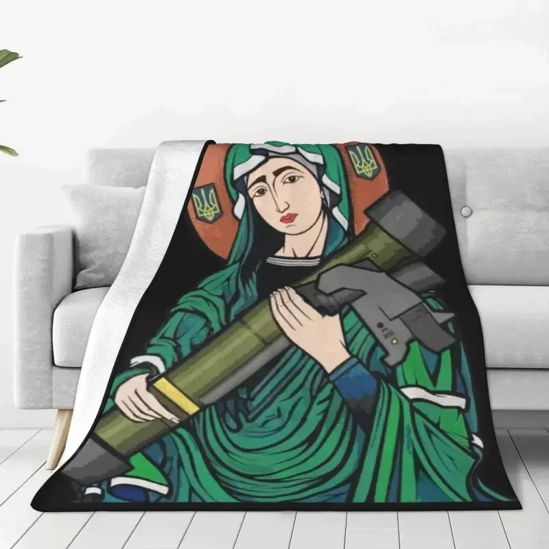 

NEW 3D Print Blanket Funny St Javelin The Protector Ukraine Blanket Fleece Autumn Warm Flannel Blankets for Sofa Car Bed Quilt